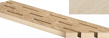 Керамогранит Атлас Конкорд Россия 620090000323 Cliff Bianco Griglia Angolo Dx 20x60