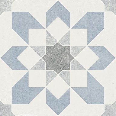 Керамогранит Harmony 39600 Doha Blue Flower SP/22,3 22,3x22,3