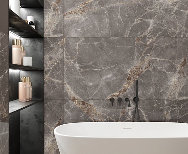 Керамогранит Laparet Nebula Grey Полированный 80x80