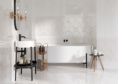 Бордюр Gracia Ceramica Ceramic white 02 6х25