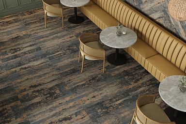 Керамогранит StaroWood Savoy Oxido Brown Carving 20x120