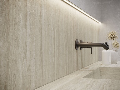 Керамогранит Venux Surface Travertine Vein Nature 3D 6mm 160x320
