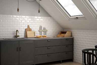 Плитка Equipe 14027 Metro Black 10x20