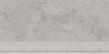 Kerama Marazzi KM6060G1231R8GRF Ступень фронтальная Сплит серый светлый матовый обрезной 30x60x0,8