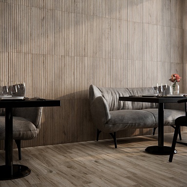 Плитка Eurotile Olive Натуральный Полоса Матовый 30x60