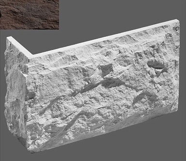 Искусственный камень Leonardo Stone Угловой элемент Капри 709 8,5/18,6x19,5x2,5