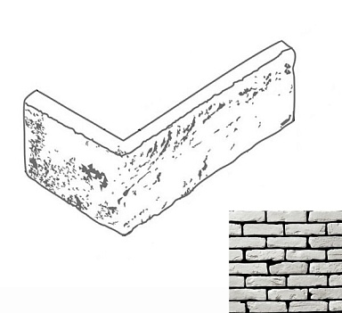 Искусственный камень Камелот Марсель 309 Угол 235-248х115-125х60-69х17