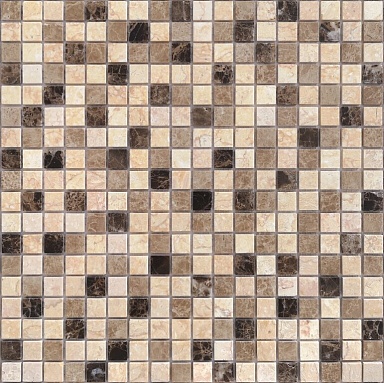 Мозаика Caramelle Mosaic Pietra Mix 1 POL 15x15x4 305x305
