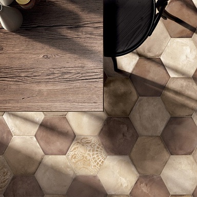 Декор Marca Corona Mix Decori Esagonо Vers. C 25х21,6