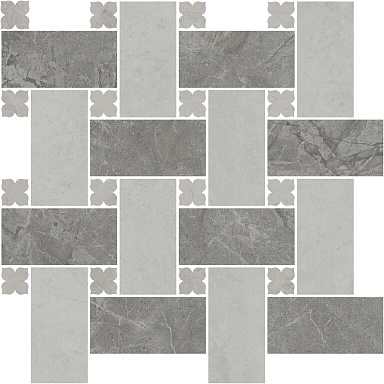 Kerama Marazzi ID162 Декор Риальто 2 наборный матовый 43,5x43,5x0,9