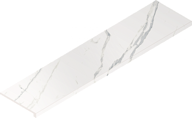 Ступень Italon 620070002591 Stellaris Statuario White Scalino Frontale 33x120