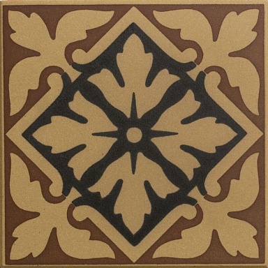 Декор Winckelmans 100E010D301 ENC 10 Cognac (Red Black) 10x10