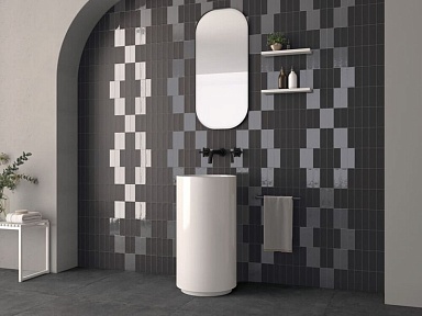 Керамогранит Harmony 37823 Glint Black/5x15 4,8x14,6