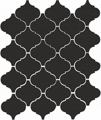 Плитка Kerama Marazzi 65001 Арабески глянцевый черный 26x30
