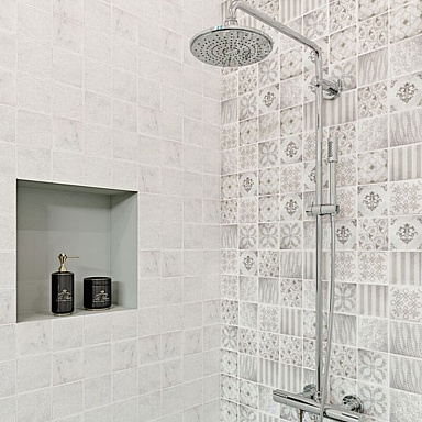 Керамогранит Stone4Home WHITE MARBLE TUMBLED 10X10