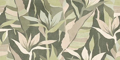 Плитка Global Tile GT245VG Dominica Зеленый тропики 30x60