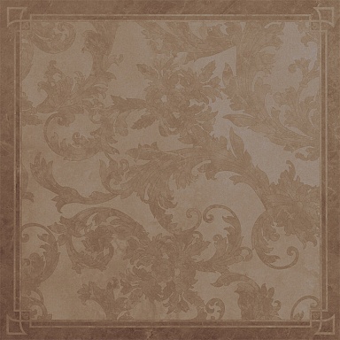 Декор Versace 240077 MARBLE DEC CASSETTONE FOGLIA MARRONE ONICE 58,5x58,5