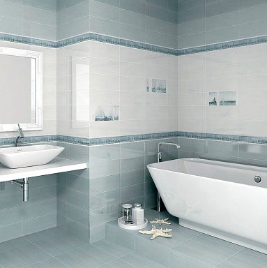 Декор Kerama Marazzi STG/A207/15010 Ньюпорт Корабли коричневый 15*40