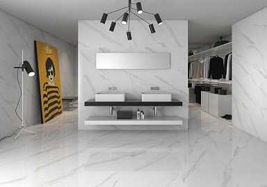 Керамогранит Alaplana Ceramica Pune Blanco Satinado Rett 100x100