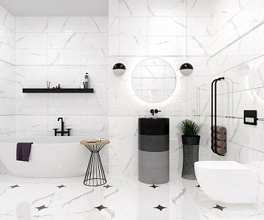 Керамогранит Eurotile ST 0205 STATUARIO 60x60
