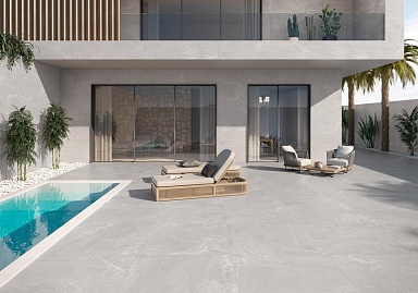 Керамогранит ITT Ceramic 230288 Burlington White Matt 10mm 59.5x119.2