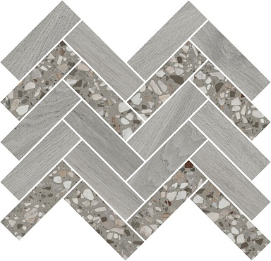 Мозаика Kerama Marazzi T042/SG5267 Монтиони мозаичный серый 34x35,5