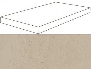 Ступень Атлас Конкорд Россия 620070001120 Sand Scalino Angolare DX Lap 33x60