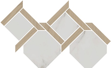 Kerama Marazzi ID169 Декор Монте Тиберио наборный лаппатированный 48x29,5x0,9