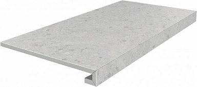 Kerama Marazzi SG632420R/GCF Ступень клееная Терраццо серый светлый 33х60