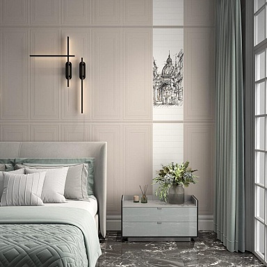 Бордюр Kerama Marazzi POD014 Карандаш Бисер антрацит 20*0.6