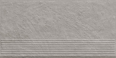 Ступень Paradyz Carrizo Grey Stopnica Prosta Struktura Mat B1a 30x60