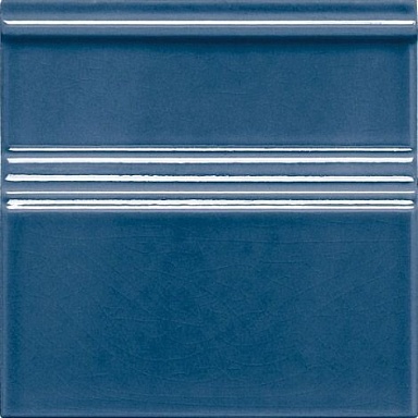 Плинтус Adex ADMO5206 Rodapie Clasico C/C Azul Oscuro 15x15