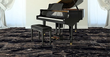 Керамогранит Bluezone Galaxy Black Hi-Glossy 60х120