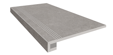 Estima Комплект Ступень LN02 Luna 33x120 неполированная с бортиком + Подступенок 14.5x120