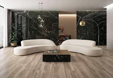 Керамогранит Tau Ceramica Portloren Black Pul. 6mm 120x280