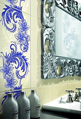 LB-Ceramics 1501-0047 Бордюр Азур черный 8,5x25