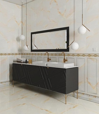 Плитка Novacera NC Royal Mosaico Silver Rettificato 30x90