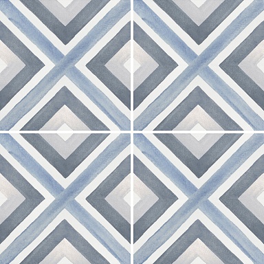 Керамогранит Smile Tile Artisan Blue 19,8x19,8