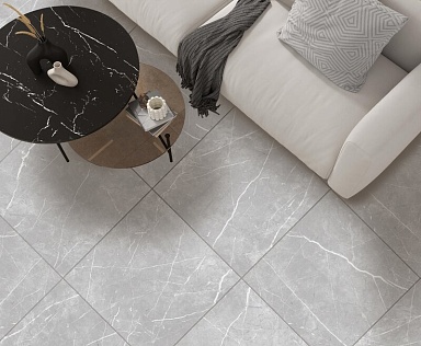 Керамогранит Kirovit NR0382 K Cross Line Серый Светлый 60x60