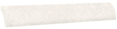 Плинтус Kerastep Планка радиальная Stone 531 White R9 r30 77х665