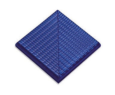 Ступень Serapool 21227 DK Petit Carre Наружный угол плитки с буртиком Cobalt 12x12