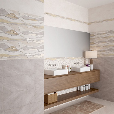 Плитка Alma Ceramica TWU12RLT04R Rialto рельефная 246x740x9