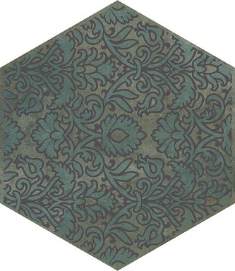 Декор Kerama Marazzi VT/B560/SG23037N Гроссето зеленый 20x23,1