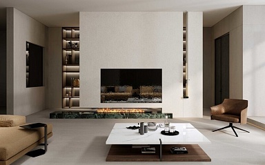 Керамогранит Moreroom Stone MN124AYH121209 Seminato Cream Matt 9mm 120x120