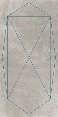 Декор Cedit 763519 Araldica Cemento Blasone Smeraldo Mat R 6mm 120x240