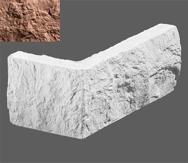 Искусственный камень Leonardo Stone Угловой элемент Анкона 915 7,5/27x9.5x1.6