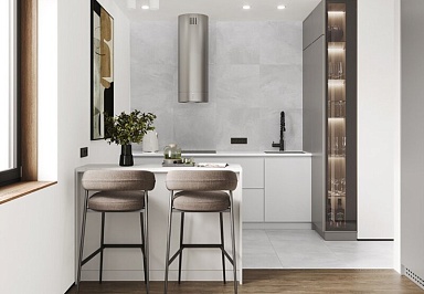 Керамогранит Ceradim Concrete Mystic Silver Светло-серый Матовый 60х120