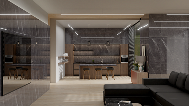 Керамогранит Absolut Gres AB 1180HG Armani Black High Gloss 1200x600