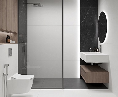 Керамогранит Laparet LP6060G0211R Opera Nero чёрный матовый 59,5х59,5