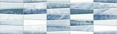 Gracia Ceramica 010200000093 Бордюр Аника голубой 01 7,5х25